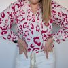 blouse blanche fuschia 2