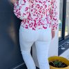 blouse blanche fuschia 5