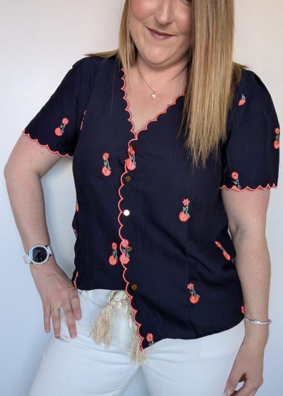 chemise marine fluo 8