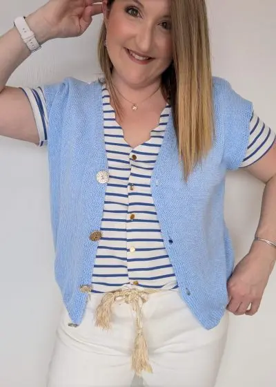gilet bleu