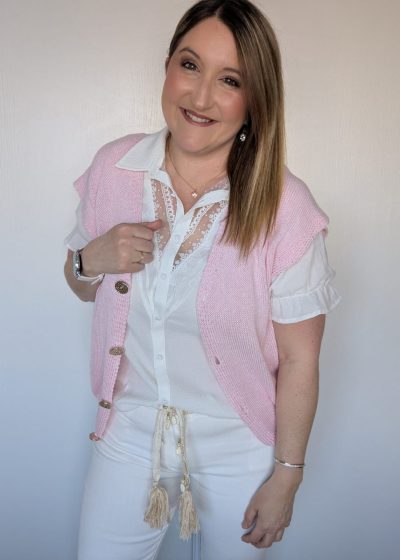 gilet rose 1