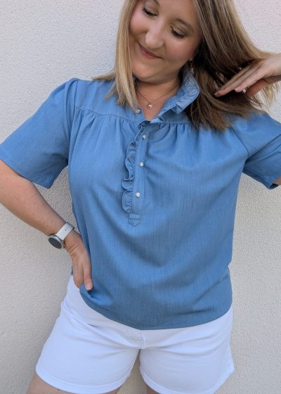 blouse bleue 1