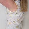 chemise fleurie jaune 1