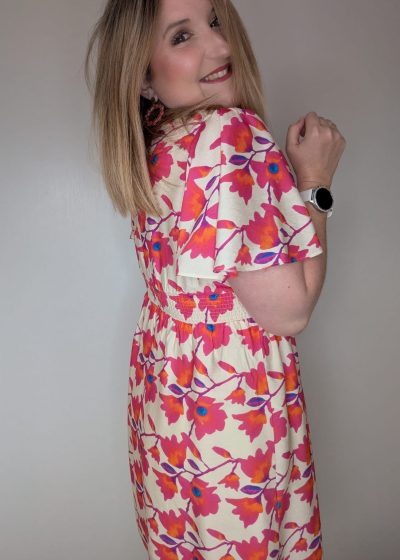 robe fleurs