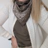 foulard kaki 1