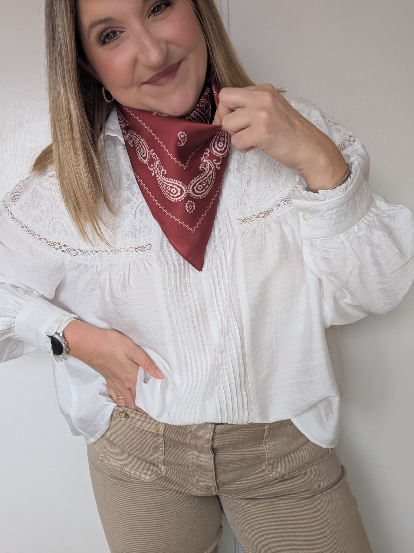foulard rouge 4
