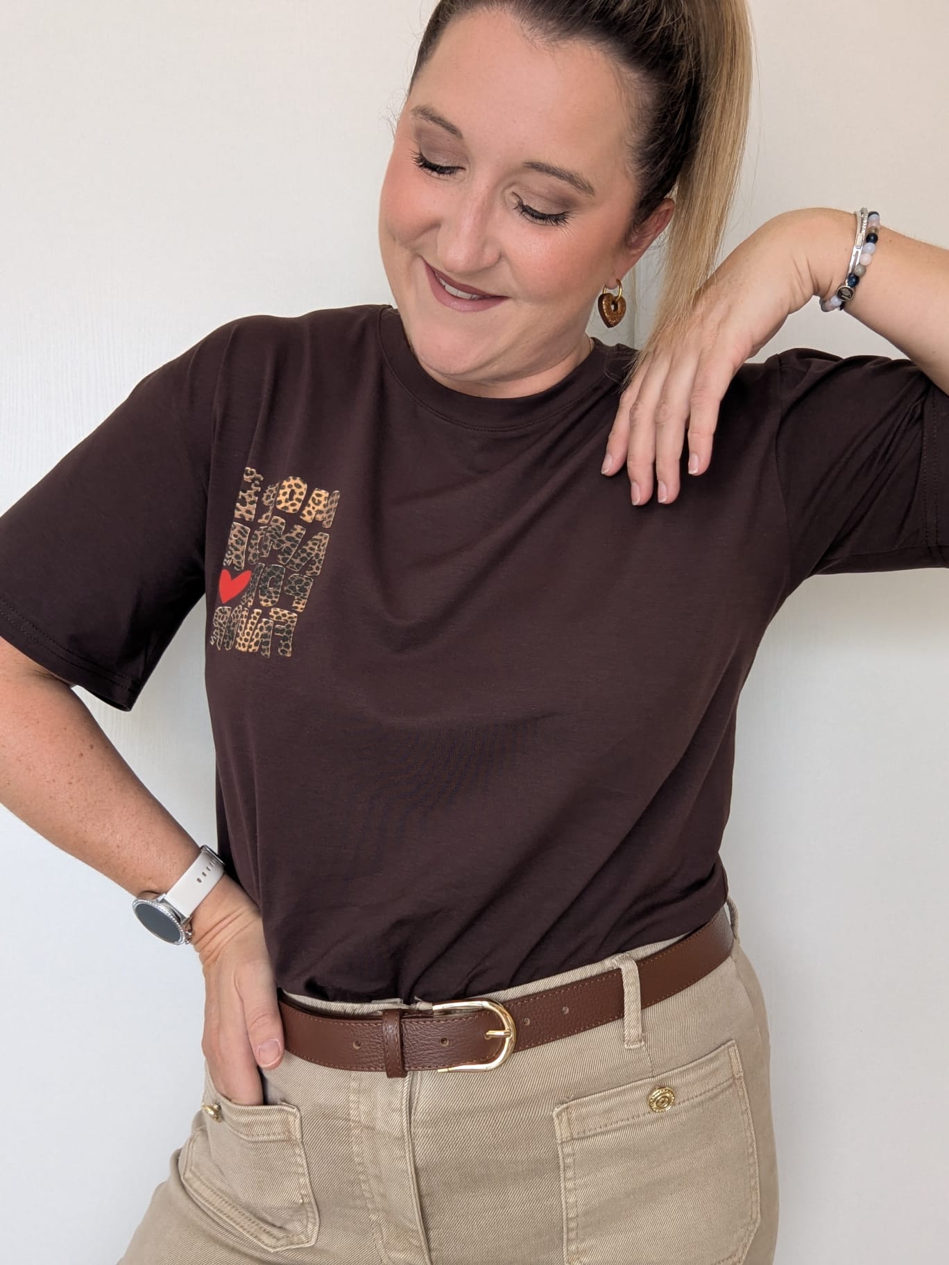 t-shirt chocolat