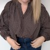 blouse chocolat